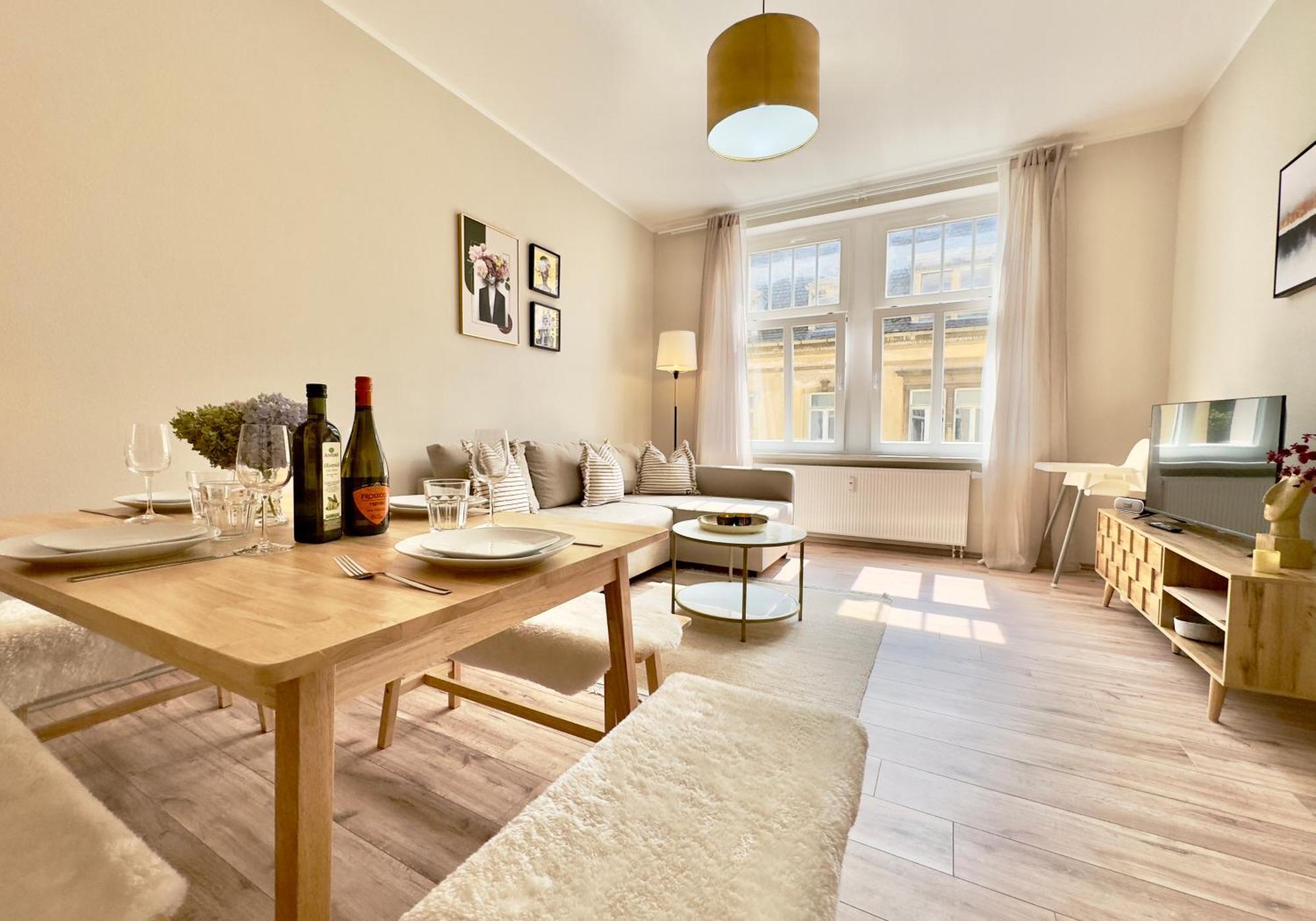 Bautzen Living Appartement - Zentrumslage Parkplatz Babybett Exteriör bild